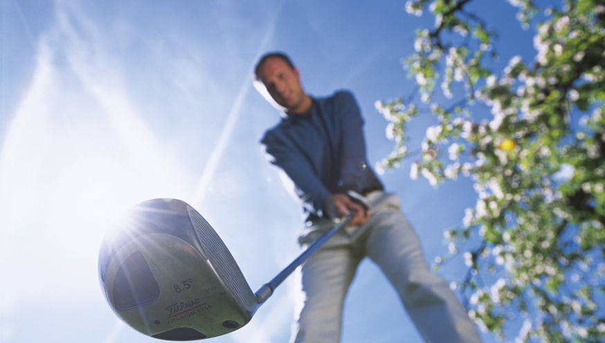 Swing perfetti su green panoramici