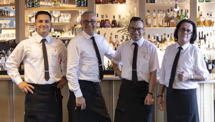 skyBAR con panorama sui vigneti