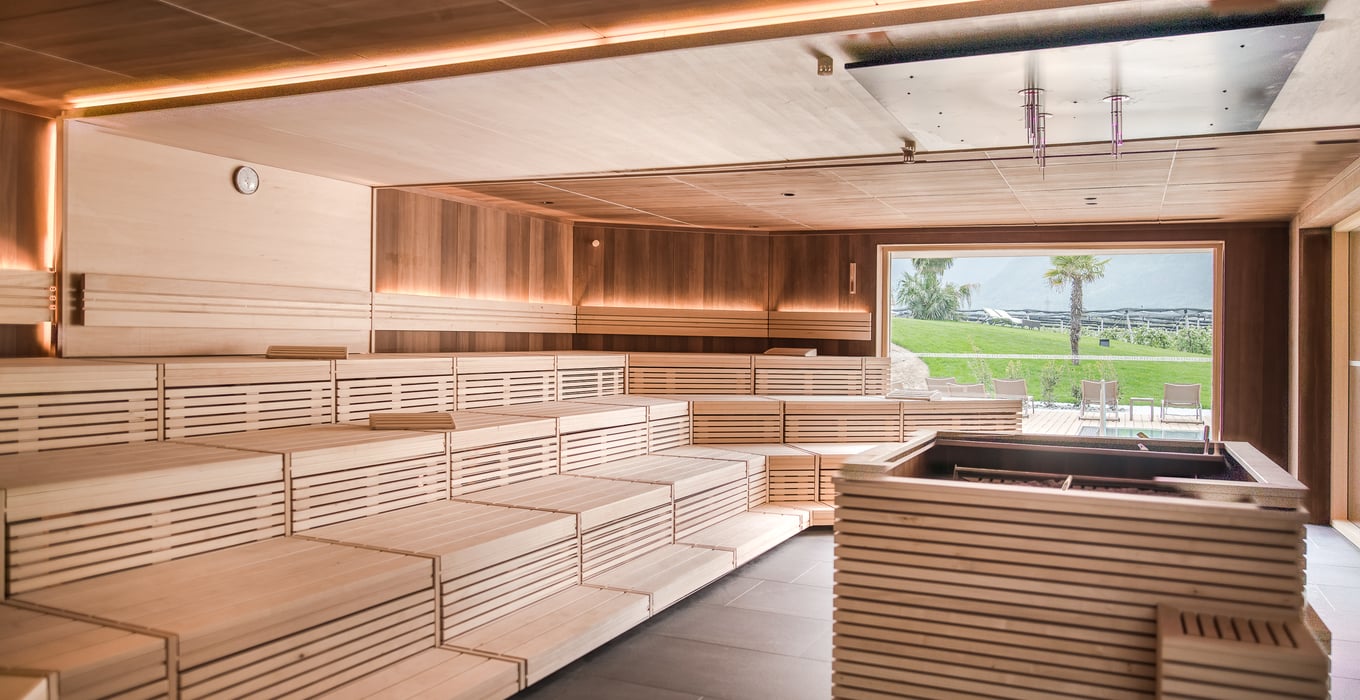 Finnish event and panorama sauna